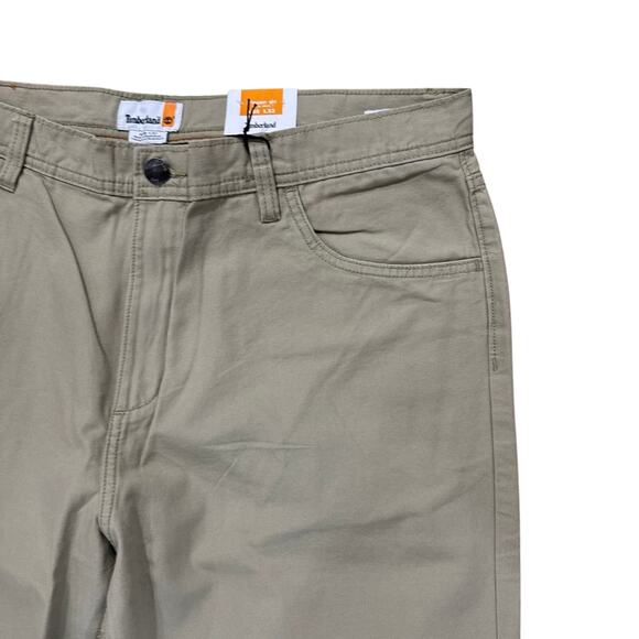 Timberland Men's Relaxed Fit Straight Leg Cotton Chino Pants - W38 / L32 - Picture 2 of 5